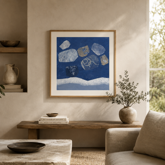 "Into the sea" Paper Print - Laura Miatton Art