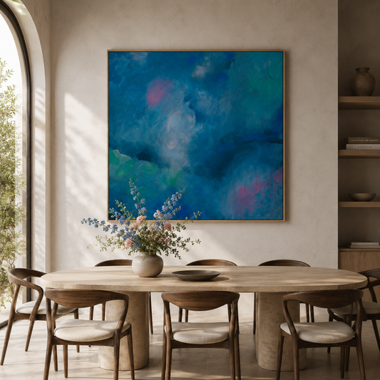 Blue Simphony - Laura Miatton Art