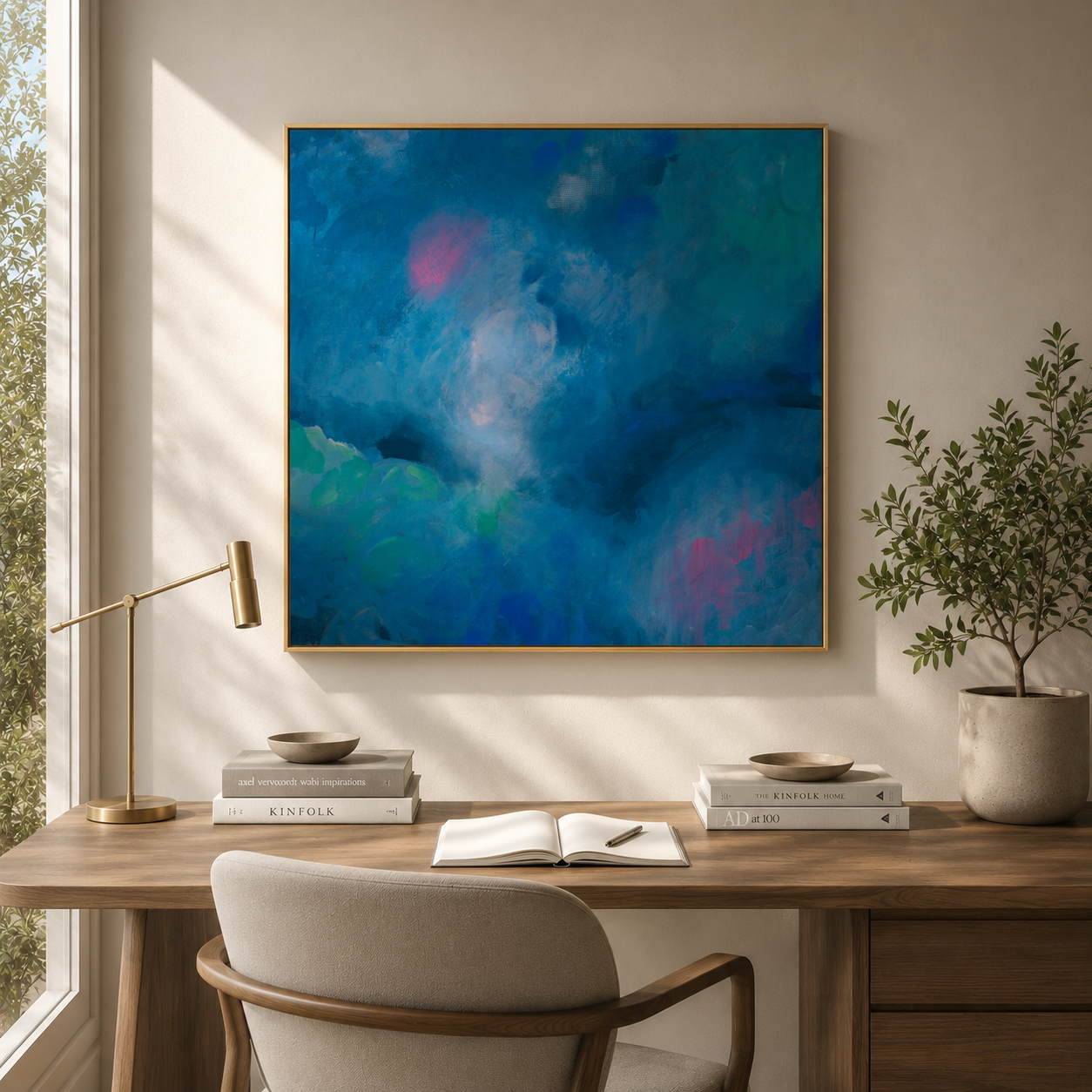 Blue Simphony - Laura Miatton Art